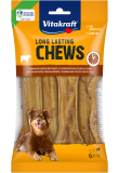 LONG LASTING CHEWS Kauknochen, gepresst, 14 cm, 6 Stück