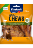 NATURAL CHEWS Natürliche Schweineohren, getrocknet