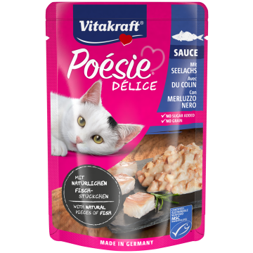 Poésie® Délice mit Seelachs in Sauce