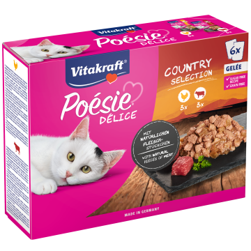 Poésie® Délice Multipack Huhn und Rind in Gelée