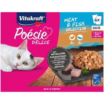 Poésie® Délice Multipack Pute und Lachs in Gelée