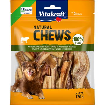 NATURAL CHEWS Rinderkopfhautstreifen