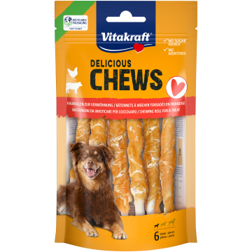DELI CHEWS Kaurollen mit Huhn, S