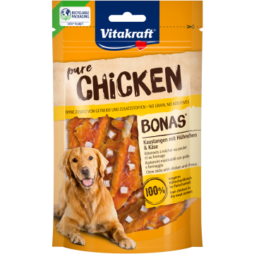 CHICKEN BONAS® Kaustangen mit Hühnchen & Käse