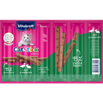 Cat Stick® + Ente & Kaninchen, 6er