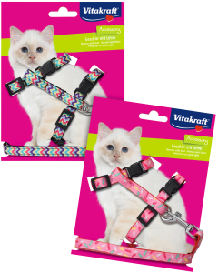 Kätzchengeschirr mit Leine