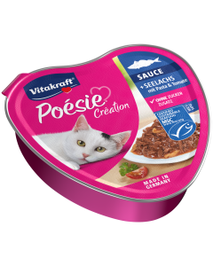 Poésie® Création + Seelachs mit Pasta & Tomate in Sauce