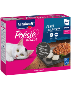 Poésie® Délice in Sauce, Multipack Variante mit Fisch