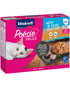 Poésie® Délice Multipack Pute und Lachs in Gelée