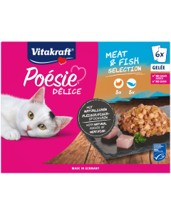 Poésie® Délice Multipack Pute und Lachs in Gelée