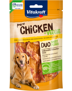 CHICKEN + VEGGIE DUO SWEET POTATOE S&uuml;&szlig;kartoffel-H&uuml;hnchen-Sticks