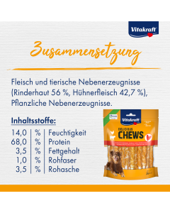 DELI CHEWS Kaurollen mit Huhn, S