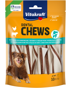 DENTAL CHEWS Kaustangen mit Hühnchen-Füllung, S