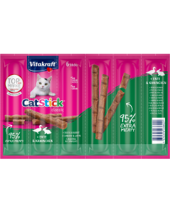 Cat Stick® + Ente & Kaninchen, 6er