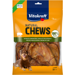 Produkt-Bild zu NATURAL CHEWS Nat&uuml;rliche Schweineohren, getrocknet