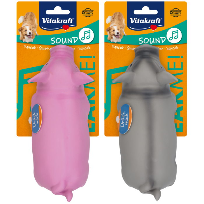 Schwein mit Originalstimme, 23 cm