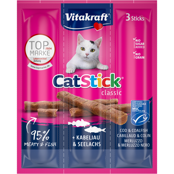 Cat Stick® + Kabeljau & Seelachs