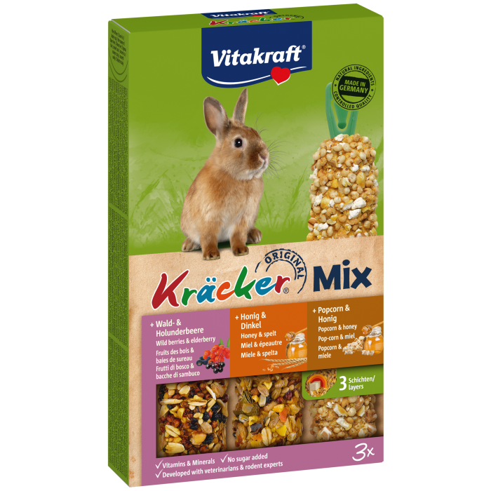 Kräcker® Mix + Waldbeere / Honig / Popcorn