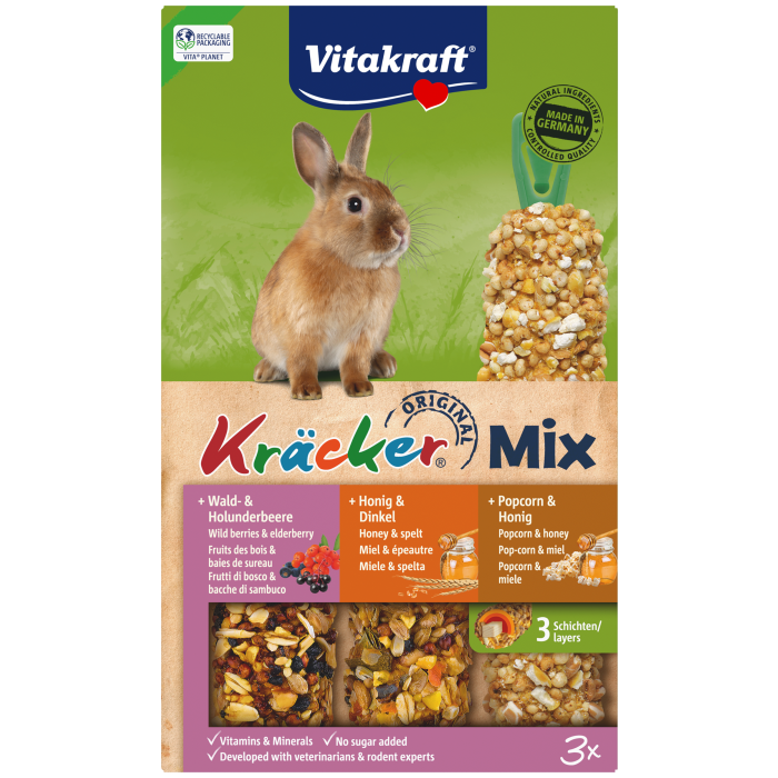 Kräcker® Mix + Waldbeere / Honig / Popcorn