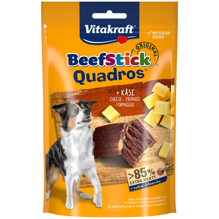Beef Stick® Quadros® + Käse