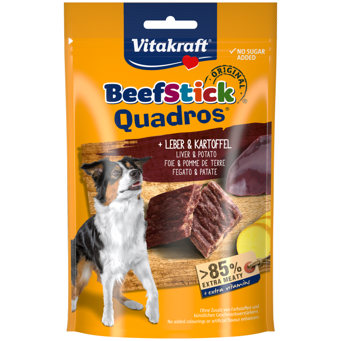 Beef Stick® Quadros® + Leber & Kartoffel