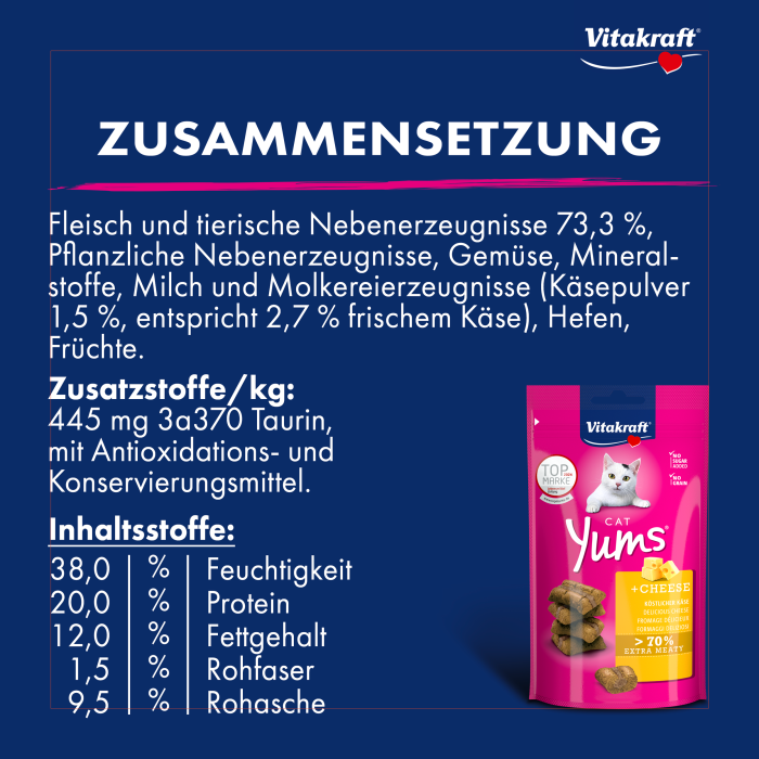 Cat Yums® + Käse