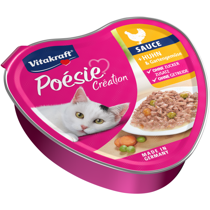 Poésie® Création + Huhn & Gartengemüse in Sauce