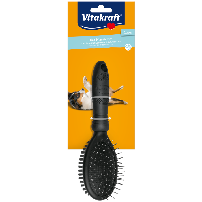 Hundebürste, oval, beidseitig