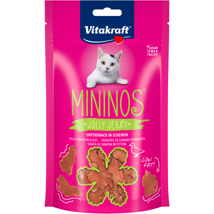 MININOS Jolly Jerky Entensnack in Scheiben