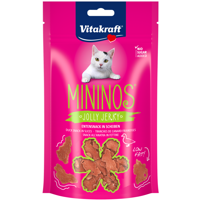 MININOS Jolly Jerky Entensnack in Scheiben