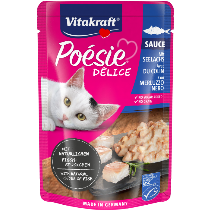 Poésie® Délice mit Seelachs in Sauce