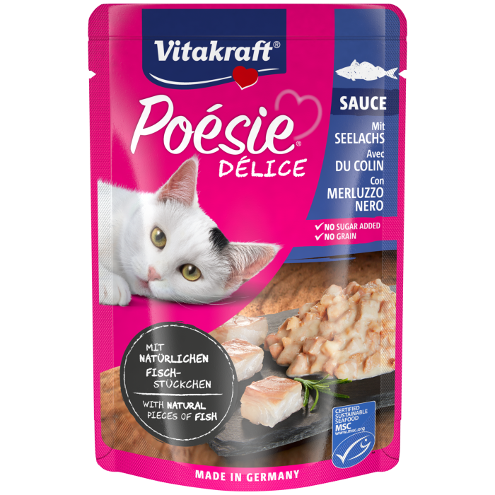 Poésie® Délice mit Seelachs in Sauce