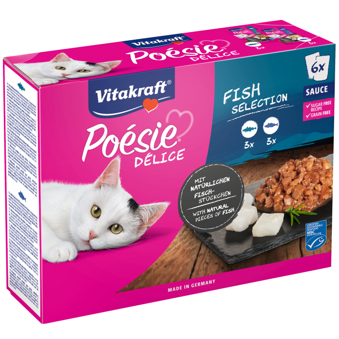 Poésie® Délice in Sauce, Multipack Variante mit Fisch