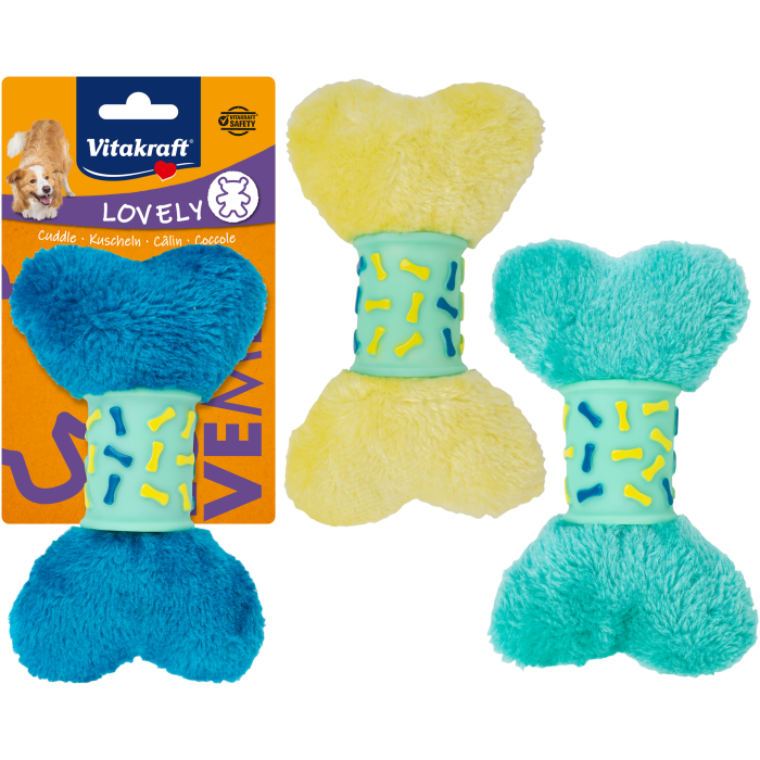 Plüschknochen mit Ring