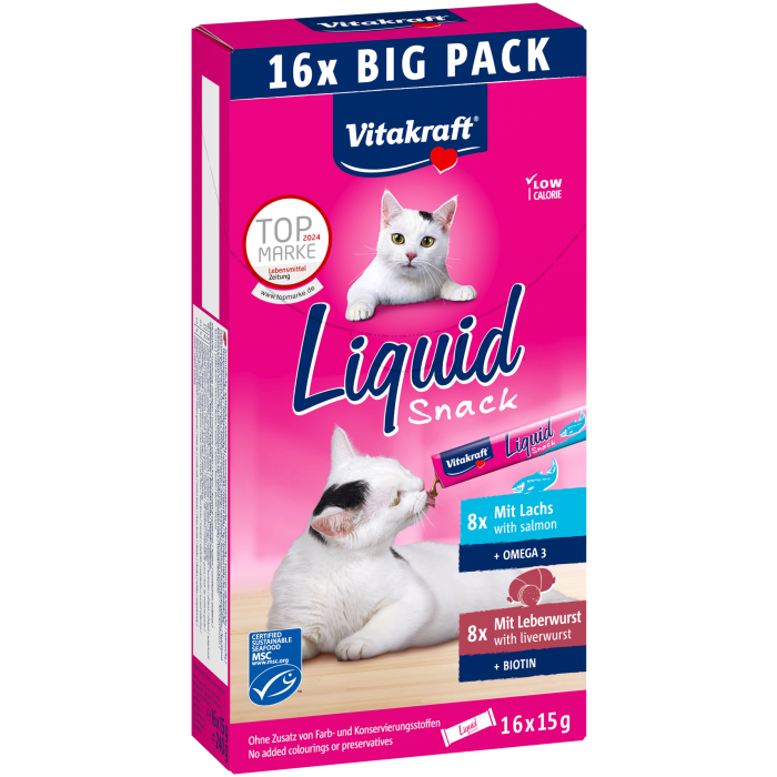 Liquid Snack Multipack Leberwurst+Lachs