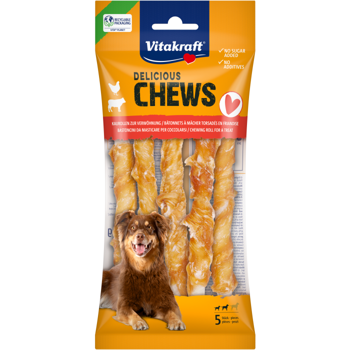 DELI CHEWS Kaurollen mit Huhn, M