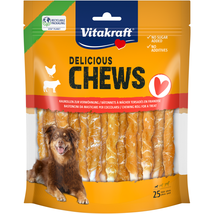 DELI CHEWS Kaurollen mit Huhn, S