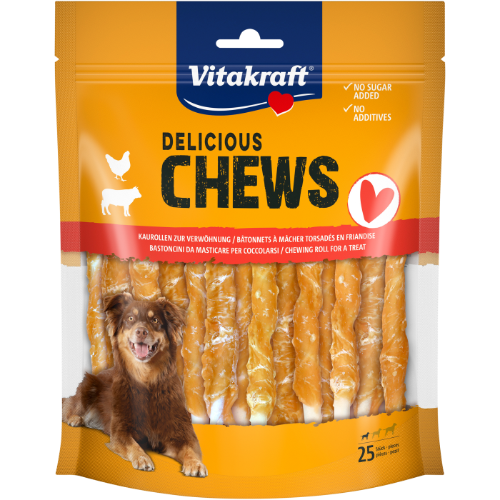 DELI CHEWS Kaurollen mit Huhn, S