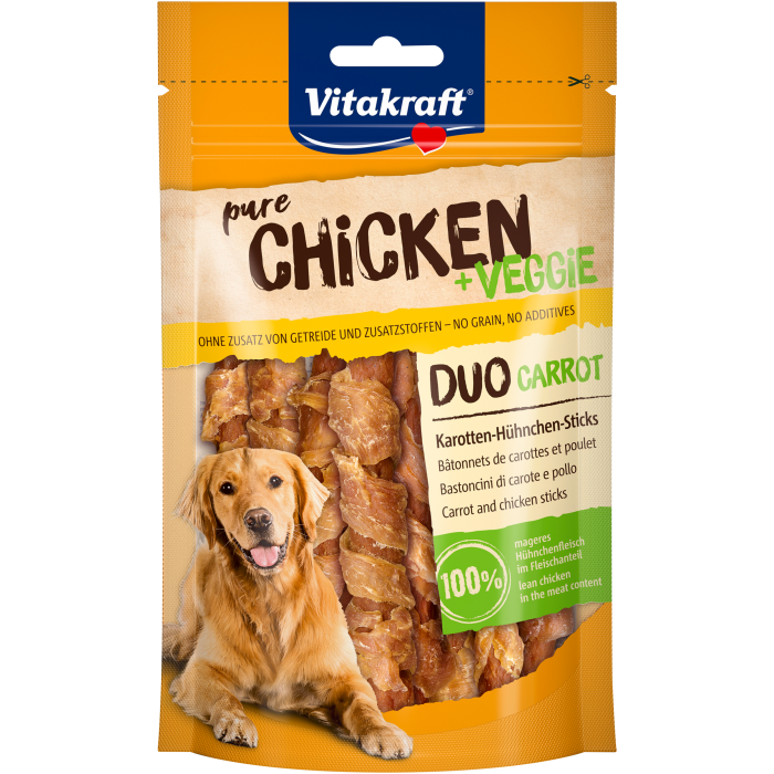 CHICKEN + VEGGIE DUO CARROT Karotten-Hühnchen-Sticks
