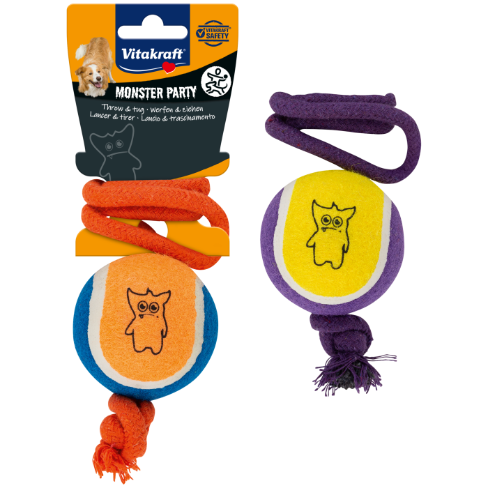 Monster "Tennisball am Seil"